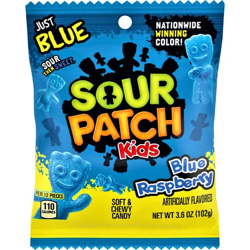 Sour Patch Kids Blue Raspberry 102g