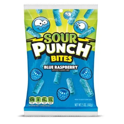 Sour Punch Bites Blue Raspberry 142g