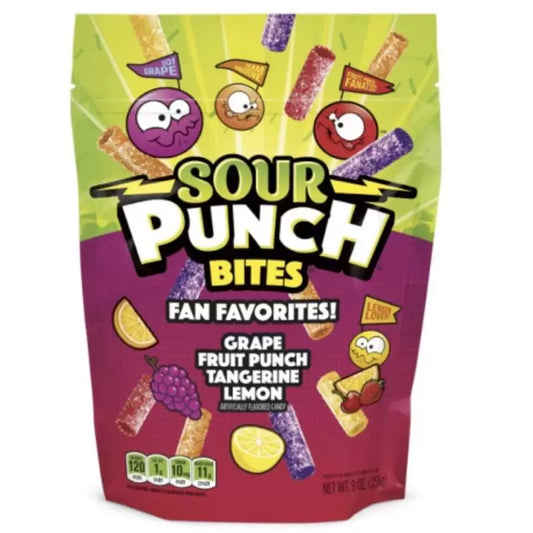 Sour Punch Bites Fan Favourites 142g