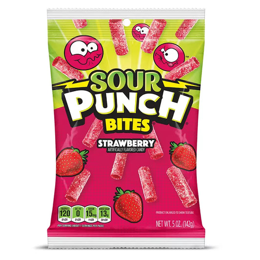 Sour Punch Bites Strawberry 142g