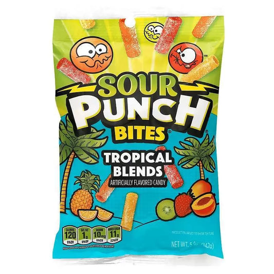 Sour Punch Bites Tropical Blends Bag 142g