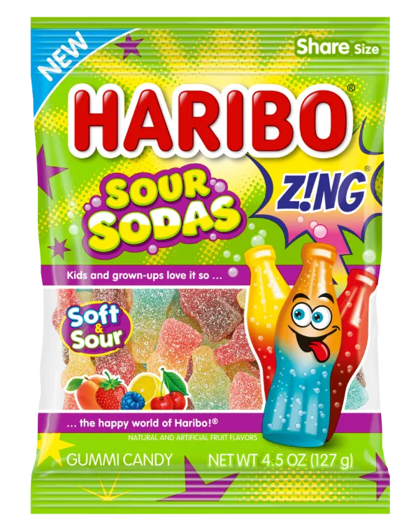 Haribo Zing Sour Sodas