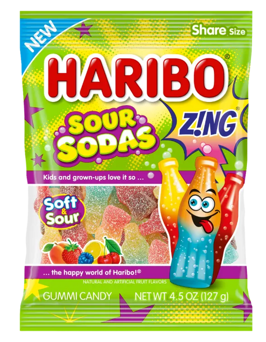 Haribo Zing Sour Sodas