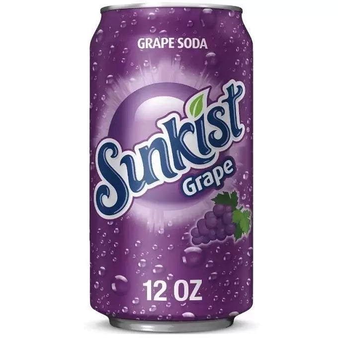 Sunkist Grape Soda 355mL