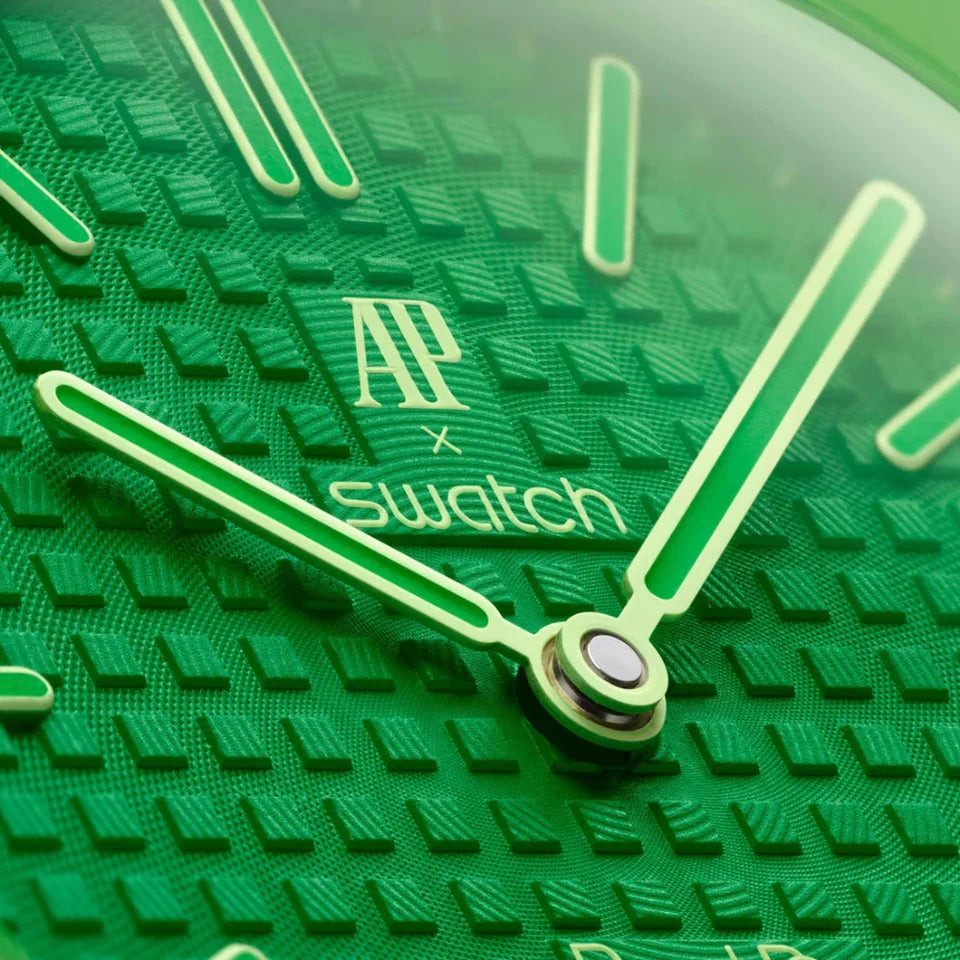 SWATCH X AUDEMARS PIGUET BIOCERAMIC ROYAL POP GREEN EIGHT