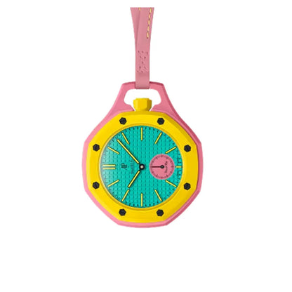 SWATCH X AUDEMARS PIGUET BIOCERAMIC ROYAL POP POCKET WATCH SAVONNETTE OTG PINK