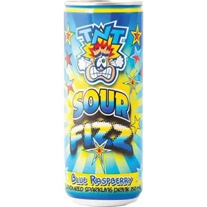 TNT Sour Fizz Drink Blue Raspberry 250ml