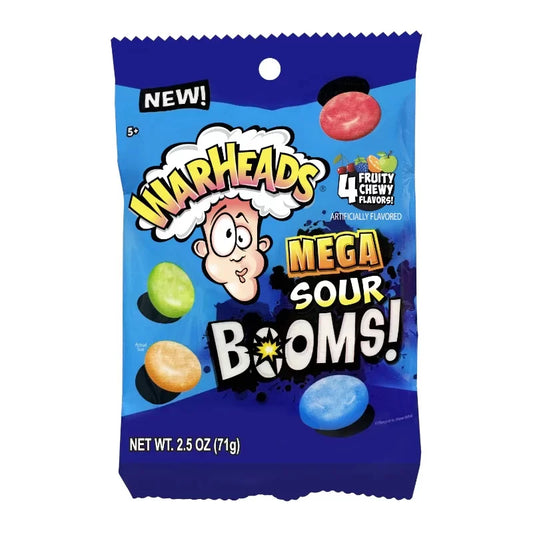 Warheads Mega Sour Booms 71g