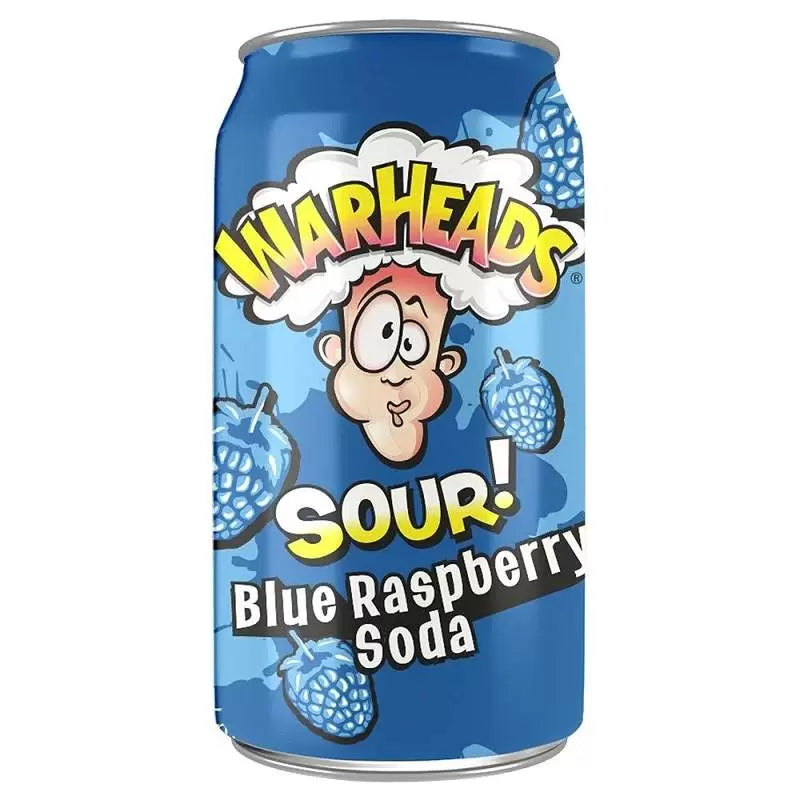 Warheads Sour Blue Raspberry 355mL