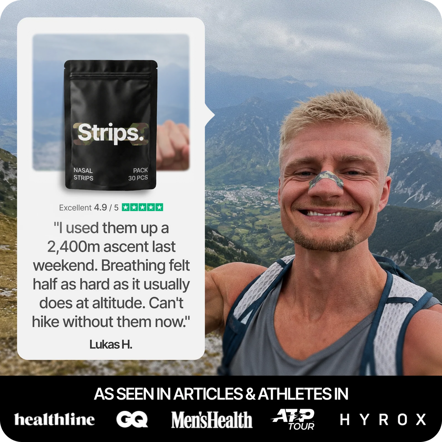 histrips Nasal Strips Camo