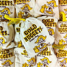 Gold Nuggets Bubble Gum - 50g