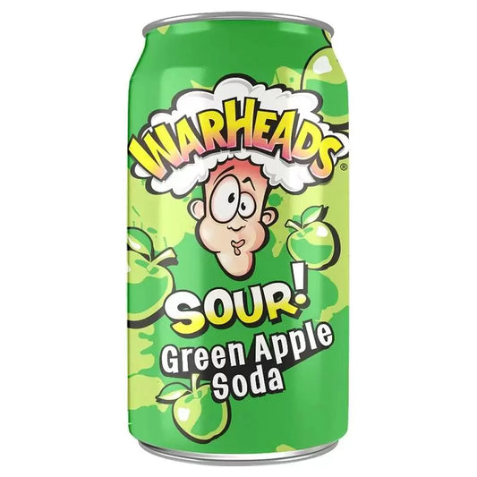 Warheads Sour Green Apple 355mL