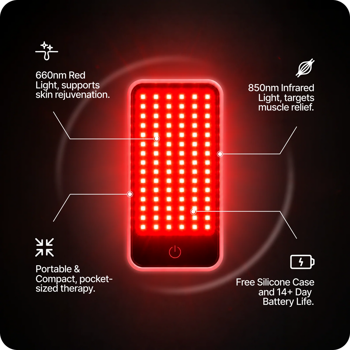 histrips Red & Infrared Light Panel
