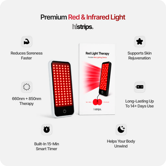 histrips Red & Infrared Light Panel