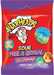 Warheads Peel & Reveal 3D Gummy - 45g