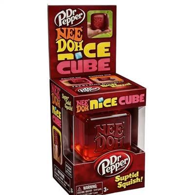 Dr Pepper Inspired Ice Cube Squishy Toy