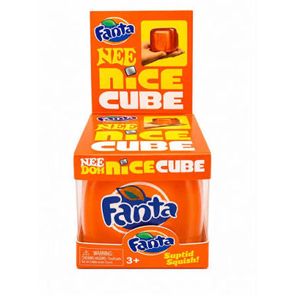 Fanta Inspired Ice Cube Squishy Toy