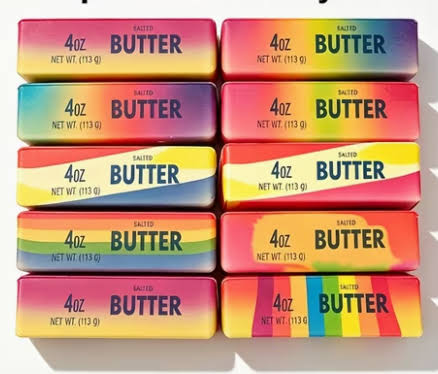 Rainbow Butter Squishy Toy – Assorted Colours
