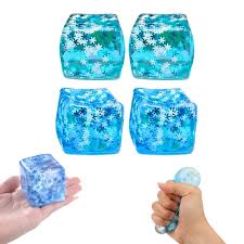 Snowflake Cube Squishy Toy - Assorted