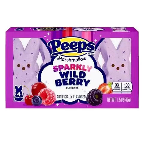 Peeps Easter Sparkly Wildberry Bunnies 42g