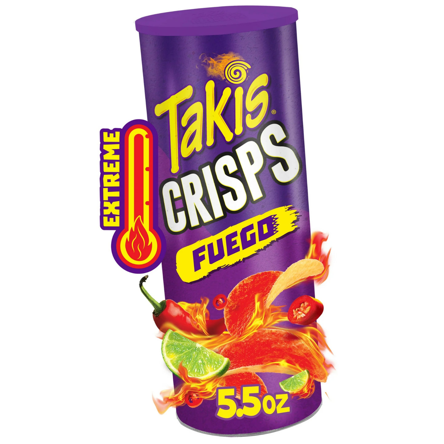 Takis Fuego Crisps, Chili Pepper - Lime 155.92g