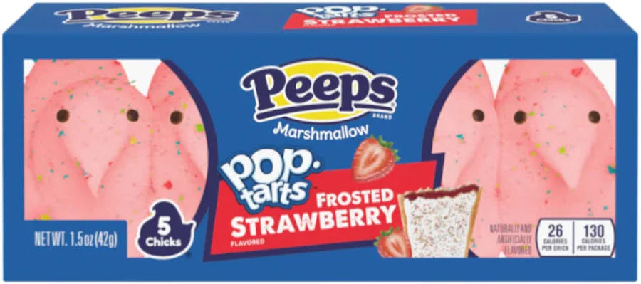 Peeps Strawberry Pop Tarts - 5ct - 42g