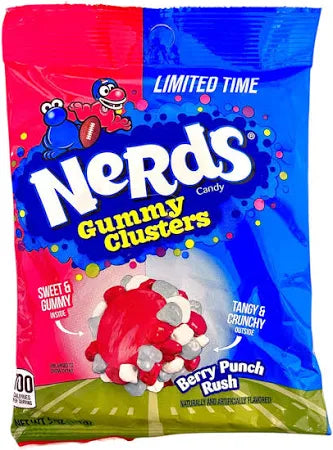 Nerds Gummy Clusters Berry Punch Rush - 141g