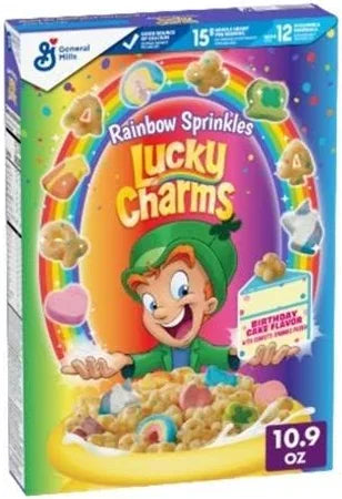 Lucky Charms Rainbow Sprinkles Cereal - 309g
