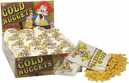 Gold Nuggets Bubble Gum - 50g