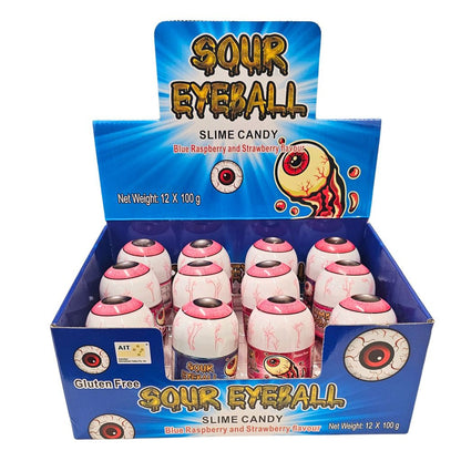 Sour Eyeball Slime Candy Assorted Flavours - 100g