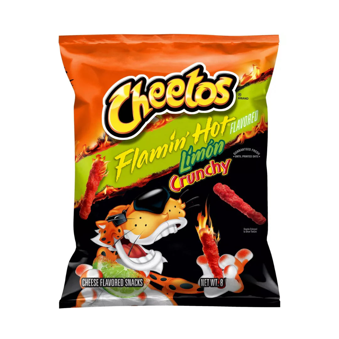 Cheetos Flamin Hot Limon Crunchy - 227g