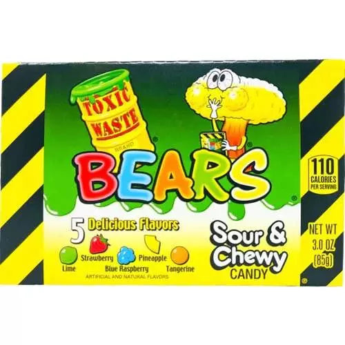 Toxic Waste Bears Theatre Box 85g