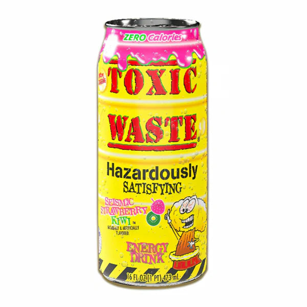 Toxic Waste Seismic Strawberry Kiwi Energy Drink 473ml