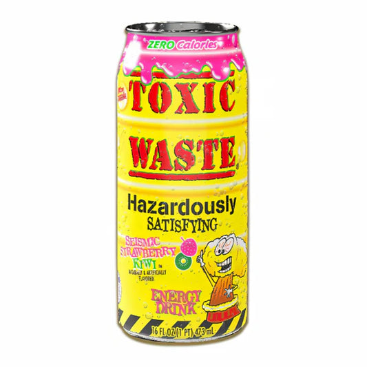 Toxic Waste Seismic Strawberry Kiwi Energy Drink 473ml