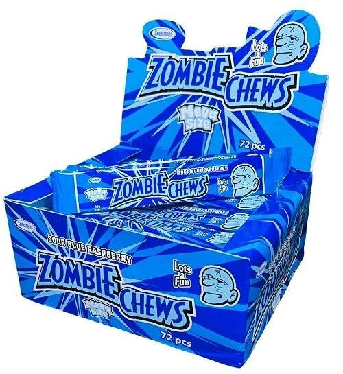 Zombie Chews - Sour Blue Raspberry - 28g