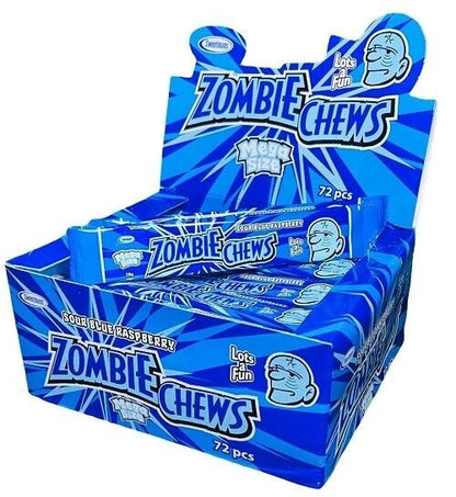 Zombie Chews - Sour Blue Raspberry - 28g
